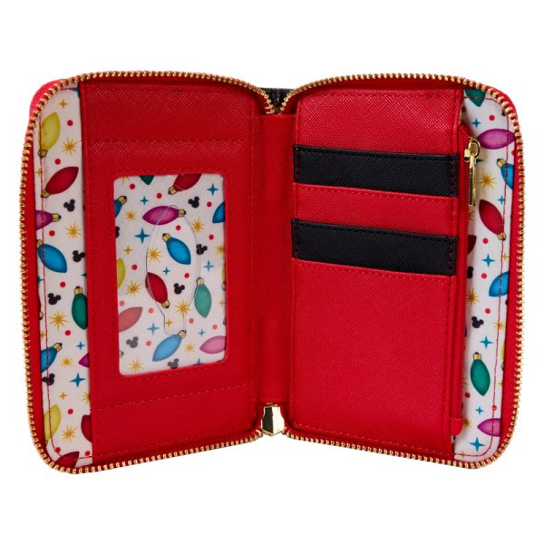 Mickey & Friends Christmas Light Decoration Wallet - DISNEY LOUNGEFLY