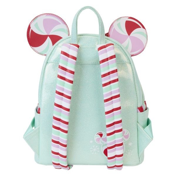 Minnie Holiday Peppermint Ornaments mini backpack - DISNEY LOUNGEFLY