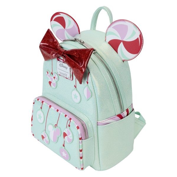 Minnie Holiday Peppermint Ornaments mini backpack - DISNEY LOUNGEFLY