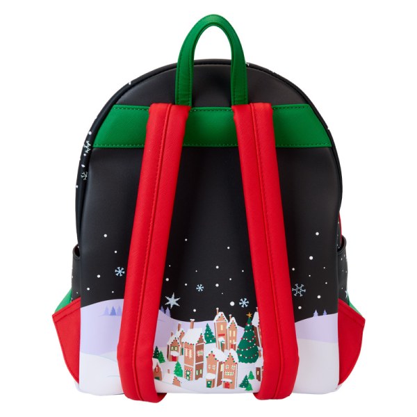 Candy Cane Carousel Glow Mini Backpack - DISNEY LOUNGEFLY The Nightmare Before Christmas