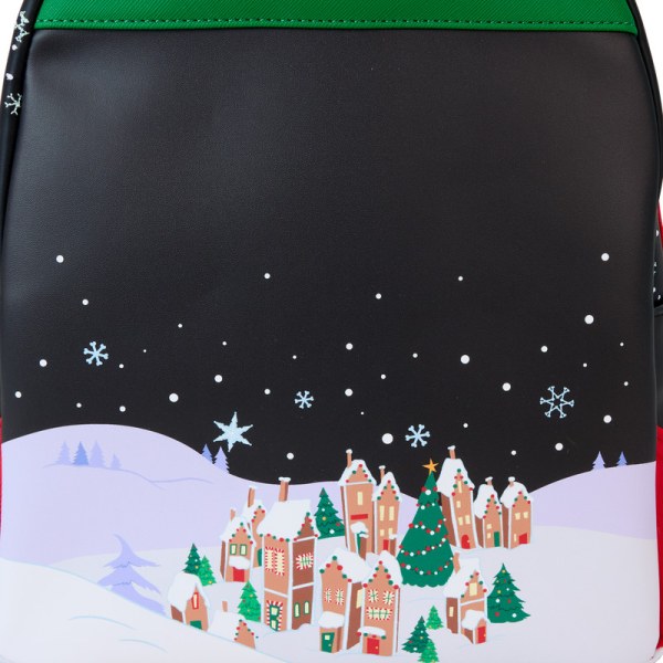 Candy Cane Carousel Glow Mini Backpack - DISNEY LOUNGEFLY The Nightmare Before Christmas
