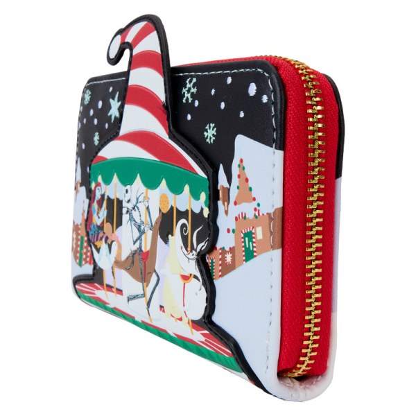 Candy Cane Carousel Wallet - DISNEY LOUNGEFLY The Nightmare Before Christmas