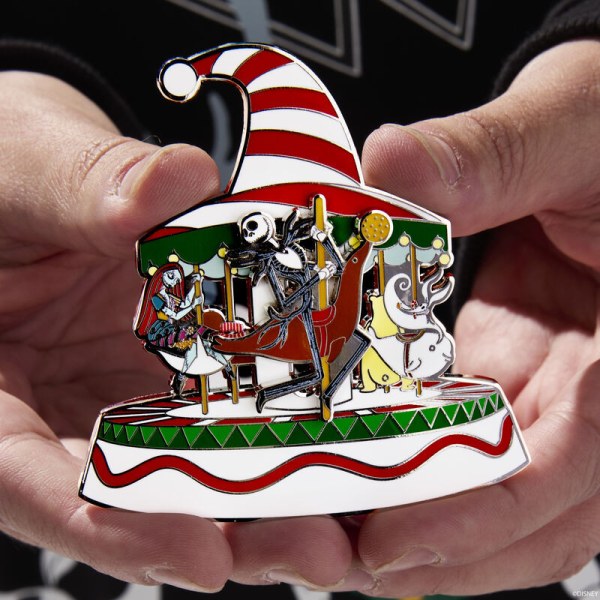 Candy Cane Carousel collector box Pin - DISNEY LOUNGEFLY The Nightmare Before Christmas