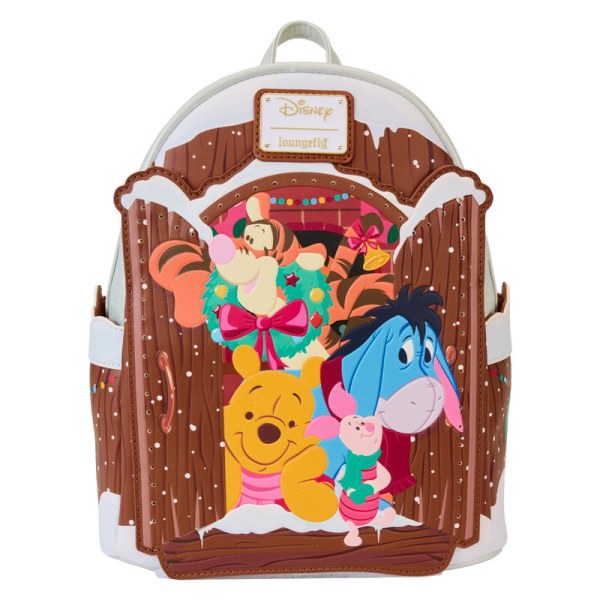 Christmas Greetings Light Up Mini Backpack - DISNEY LOUNGEFLY Winnie The Pooh & Friends