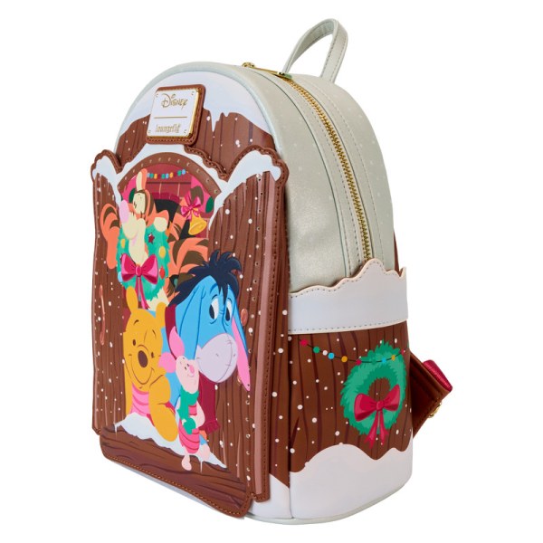 Christmas Greetings Light Up Mini Backpack - DISNEY LOUNGEFLY Winnie The Pooh & Friends