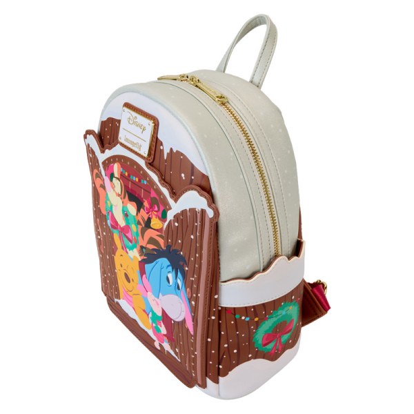 Christmas Greetings Light Up Mini Backpack - DISNEY LOUNGEFLY Winnie The Pooh & Friends