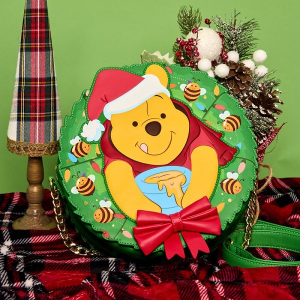 Stuck In Wreath Glow Crossbody Bag - DISNEY LOUNGEFLY Winnie The Pooh