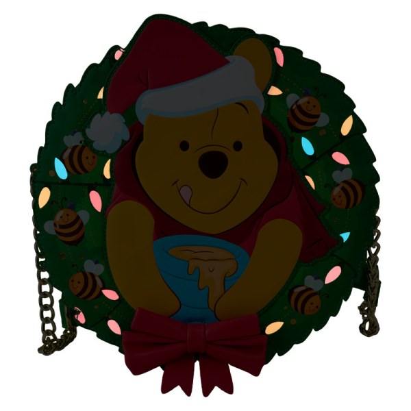 Stuck In Wreath Glow Crossbody Bag - DISNEY LOUNGEFLY Winnie The Pooh