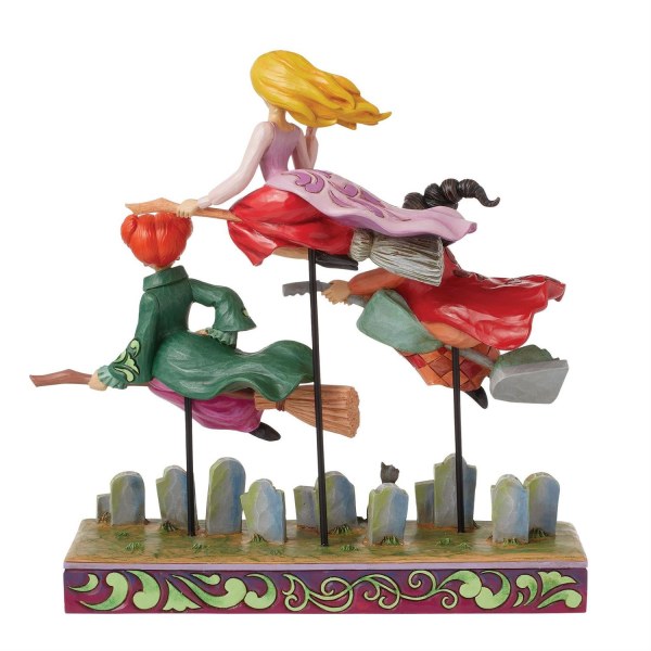 Sanderson Sisters Flying figure Hocus Pocus - DISNEY TRADITIONS