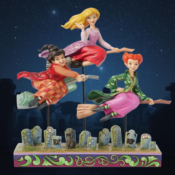 Sanderson Sisters Flying figure Hocus Pocus - DISNEY TRADITIONS