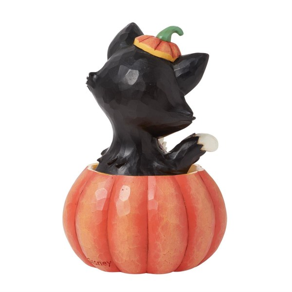 Mini Figaro Pumpkin Figurine - DISNEY TRADITIONS