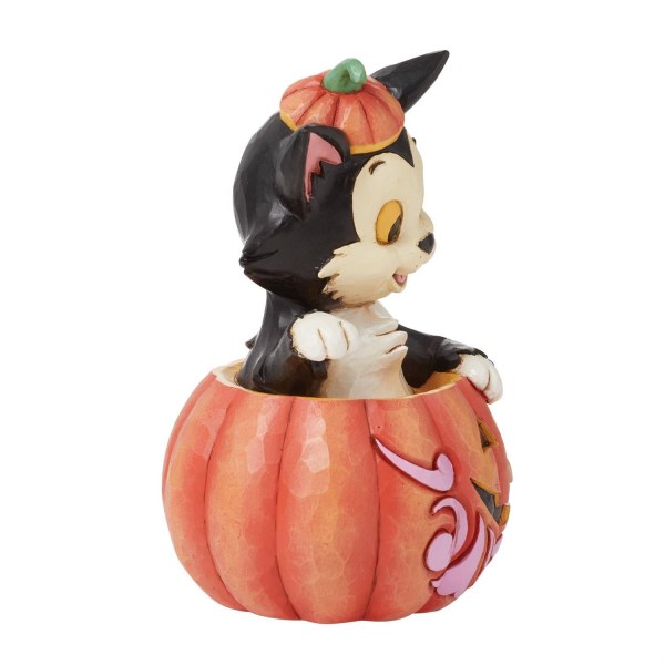 Mini Figaro Pumpkin Figurine - DISNEY TRADITIONS