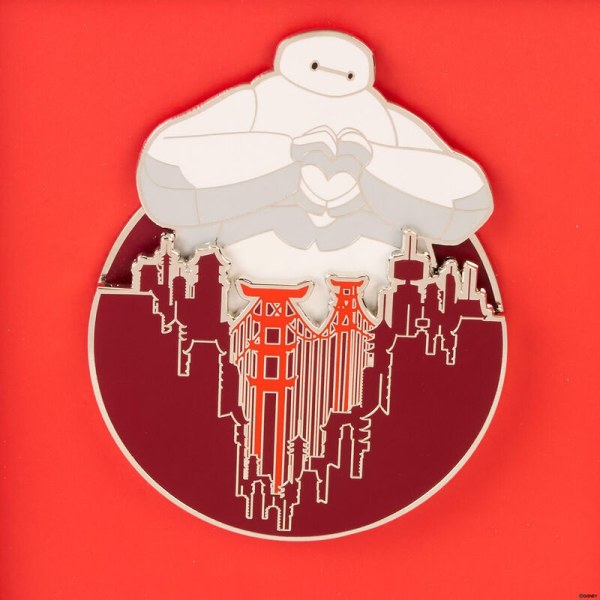 10th Anniversary Baymax loves San Fransokyo collector box Pin - DISNEY LOUNGEFLY Big Hero 6