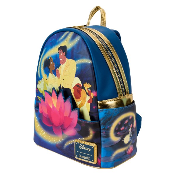 Tiana & Prince Naveen Glow Mini Backpack - DISNEY LOUNGEFLY The Princess and the Frog 15th Anniversary