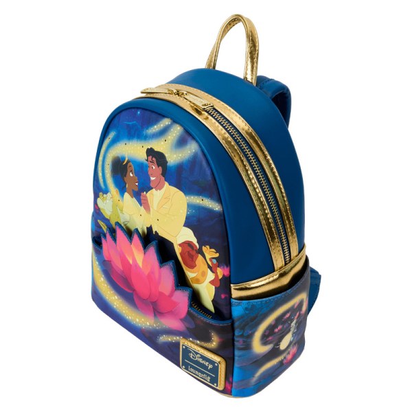 Tiana & Prince Naveen Glow Mini Backpack - DISNEY LOUNGEFLY The Princess and the Frog 15th Anniversary