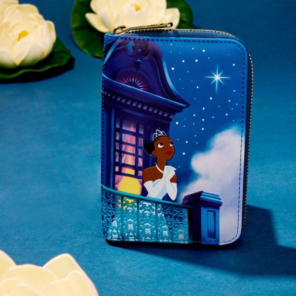 Tiana wishing star glow wallet - DISNEY LOUNGEFLY The Princess and the frog 15th Anniversary