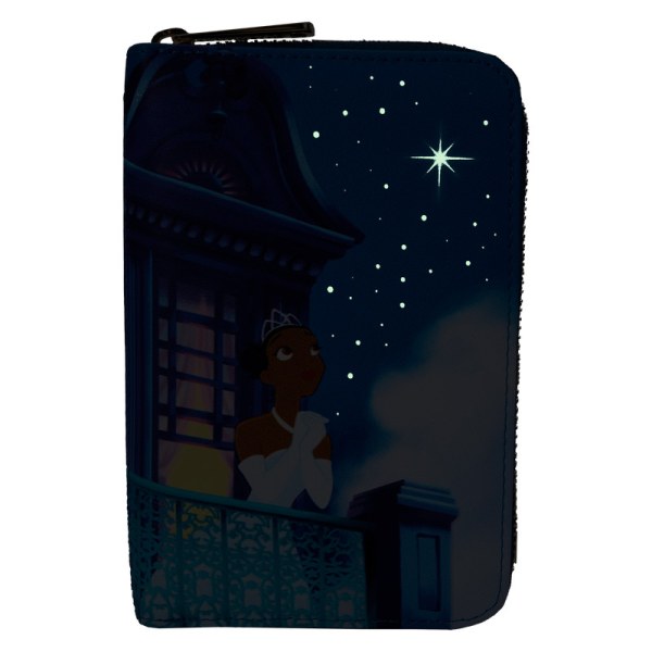 Tiana wishing star glow wallet - DISNEY LOUNGEFLY The Princess and the frog 15th Anniversary