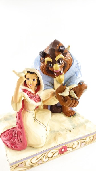 Belle and The Beast White Woodland - DISNEY TRADITIONS