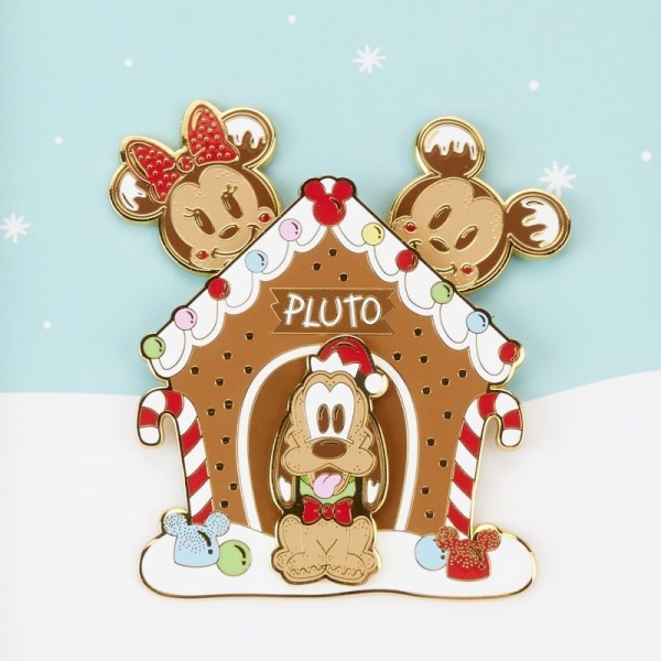 Pop Pin Gingerbread Pluto House Mickey & Friends - DISNEY LOUNGEFLY