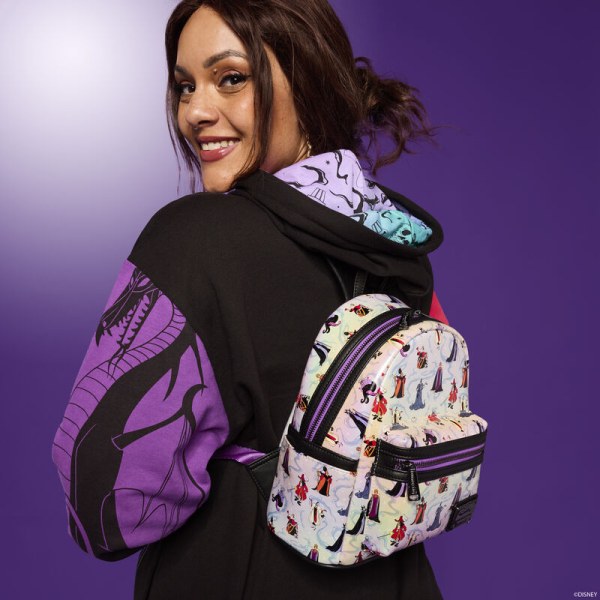Villains Iridescent mini backpack - DISNEY LOUNGEFLY