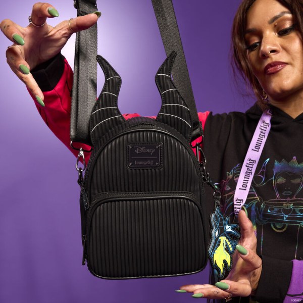 Maleficent Dragon Convertible Mini Backpack & Crossbody Bag - DISNEY LOUNGEFLY Sleeping Beauty