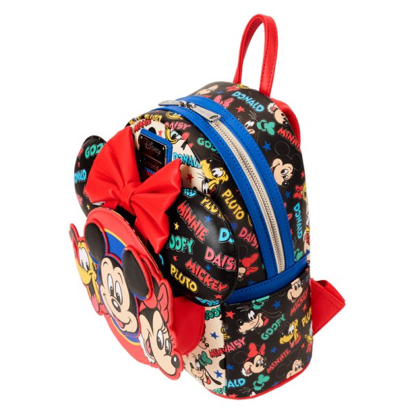 Mickey & Friends mini backpack with ear headband - DISNEY LOUNGEFLY