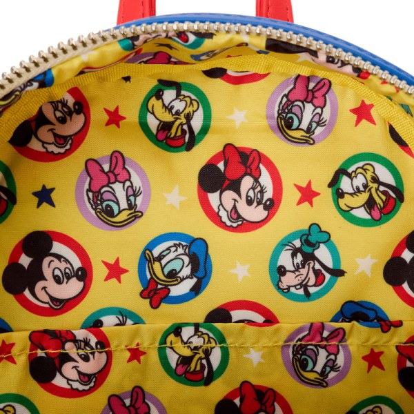 Mickey & Friends mini backpack with ear headband - DISNEY LOUNGEFLY