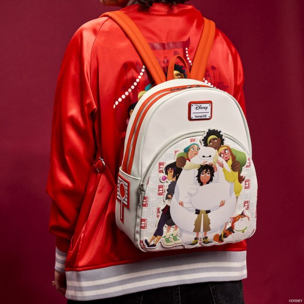 Baymax & Friends Mini Backpack - DISNEY LOUNGEFLY Big Hero 6 10th Anniversary