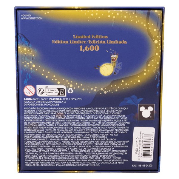 Tiana & Naveen glow collector box Pin - DISNEY LOUNGEFLY The Princess and the Frog 15th Anniversary