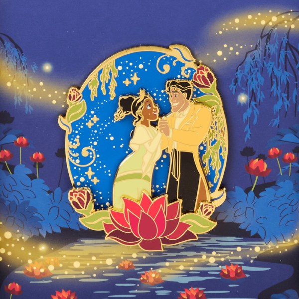 Tiana & Naveen glow collector box Pin - DISNEY LOUNGEFLY The Princess and the Frog 15th Anniversary
