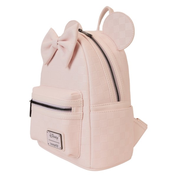 Minnie Mouse checkered texture mini backpack - DISNEY LOUNGEFLY