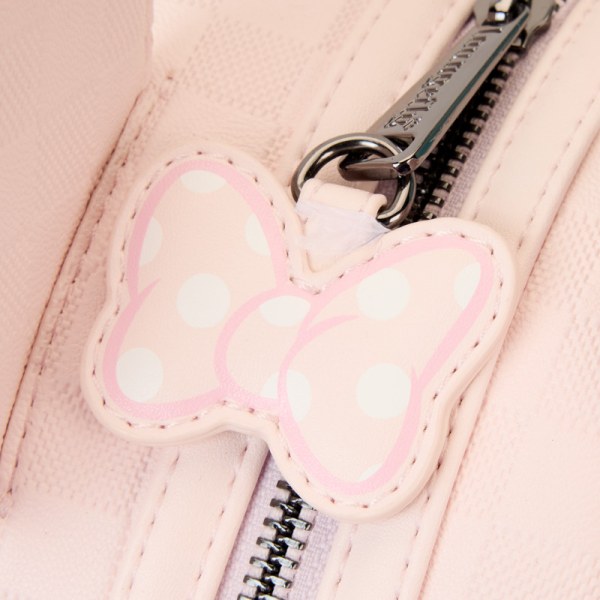 Minnie Mouse checkered texture mini backpack - DISNEY LOUNGEFLY