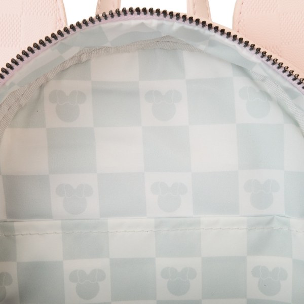 Minnie Mouse checkered texture mini backpack - DISNEY LOUNGEFLY