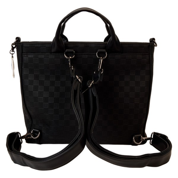 Mickey Mouse checkered texture convertible backpack & Tote Bag - DISNEY LOUNGEFLY