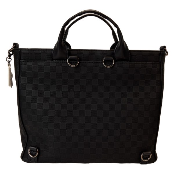 Mickey Mouse checkered texture convertible backpack & Tote Bag - DISNEY LOUNGEFLY