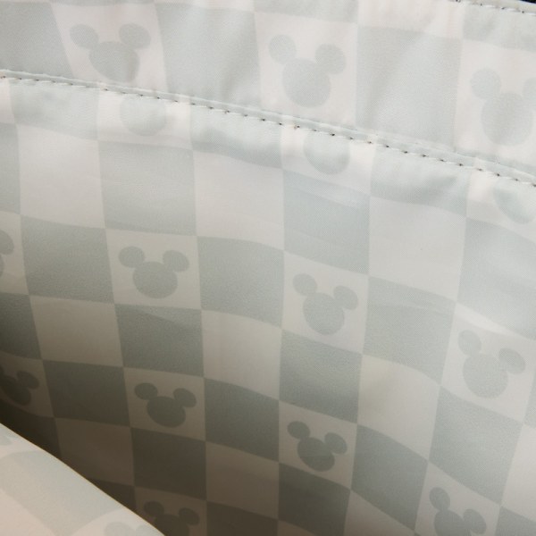 Mickey Mouse checkered texture convertible backpack & Tote Bag - DISNEY LOUNGEFLY