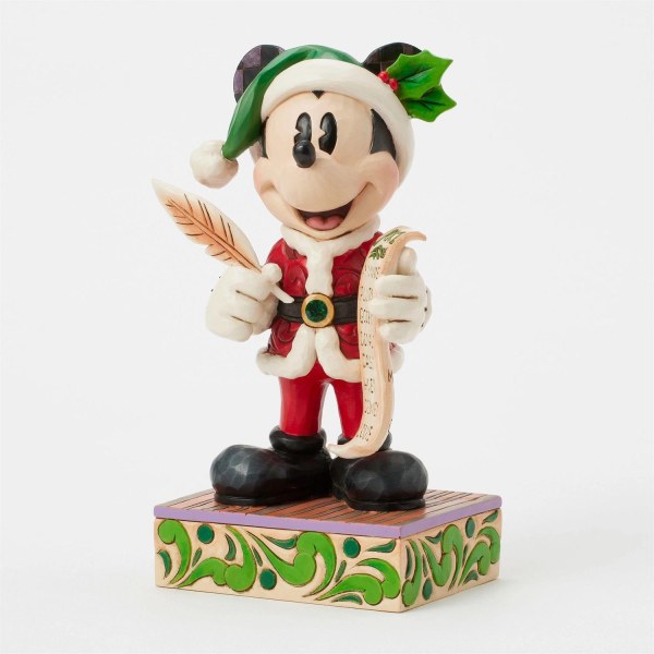 Santa Mickey with List - Disney Traditions