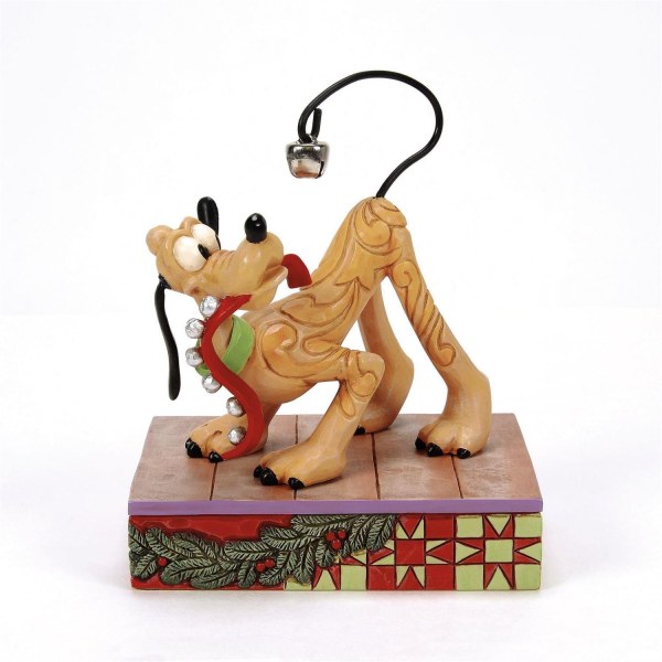 Pluto Christmas Bell on Tail - Disney Traditions