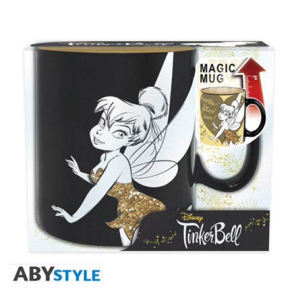 Mug Heat Change Glitter Bell - Disney