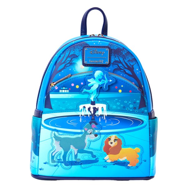 Lady and the Tramp 70th Anniversary Mini Backpack - DISNEY LOUNGEFLY