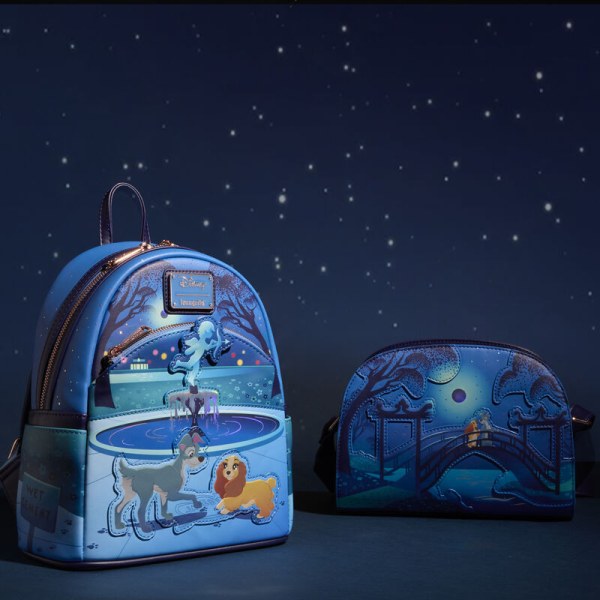 Lady and the Tramp 70th Anniversary Mini Backpack - DISNEY LOUNGEFLY