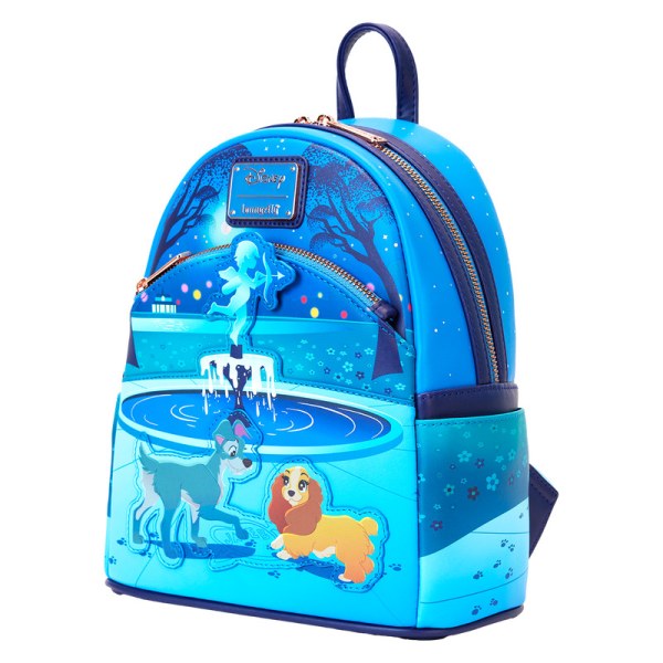 Lady and the Tramp 70th Anniversary Mini Backpack - DISNEY LOUNGEFLY