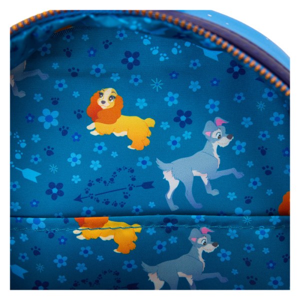 Lady and the Tramp 70th Anniversary Mini Backpack - DISNEY LOUNGEFLY