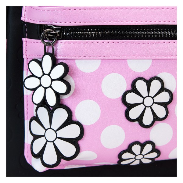 Minnie Mouse Floral Rock The Dots Mini Backpack - DISNEY LOUNGEFLY