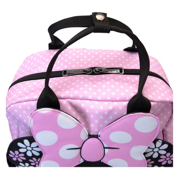 Minnie Mouse Floral Rock The Dots Nylon Backpack - DISNEY LOUNGEFLY