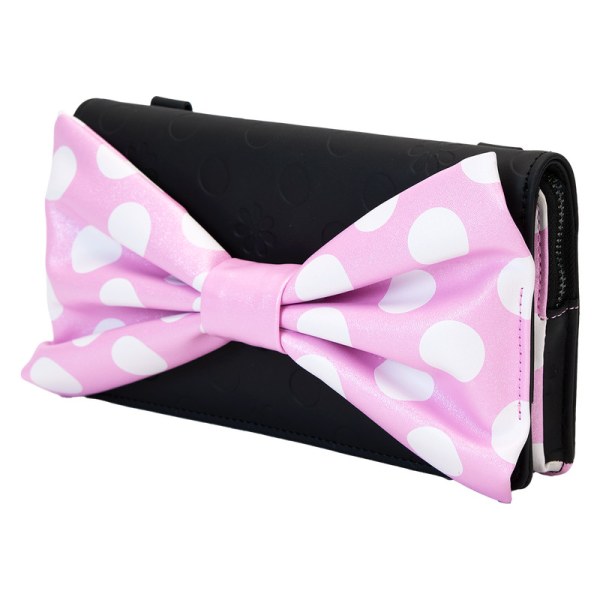 Minnie Mouse Floral Rock The Dots Clutch Crossbody Bag - DISNEY LOUNGEFLY