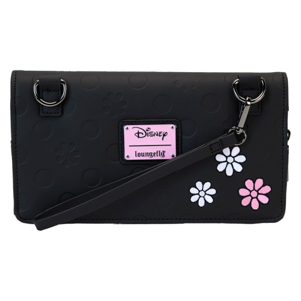 Minnie Mouse Floral Rock The Dots Clutch Crossbody Bag - DISNEY LOUNGEFLY