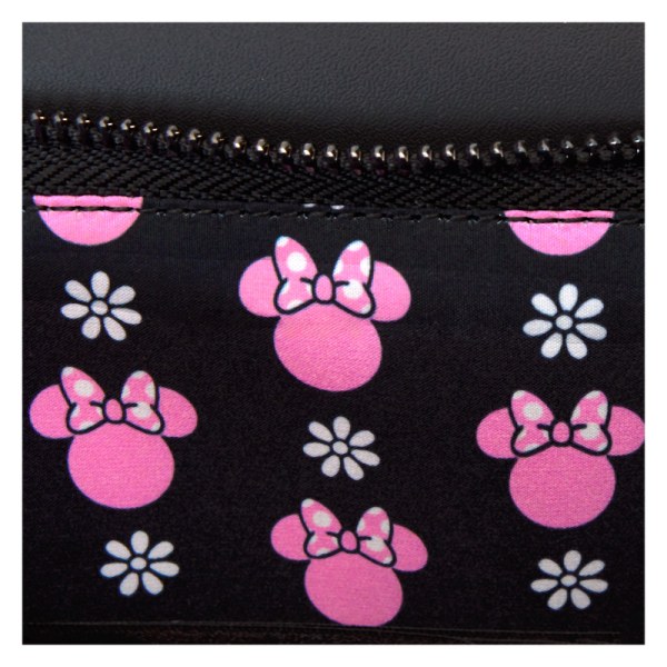 Minnie Mouse Floral Rock The Dots Clutch Crossbody Bag - DISNEY LOUNGEFLY