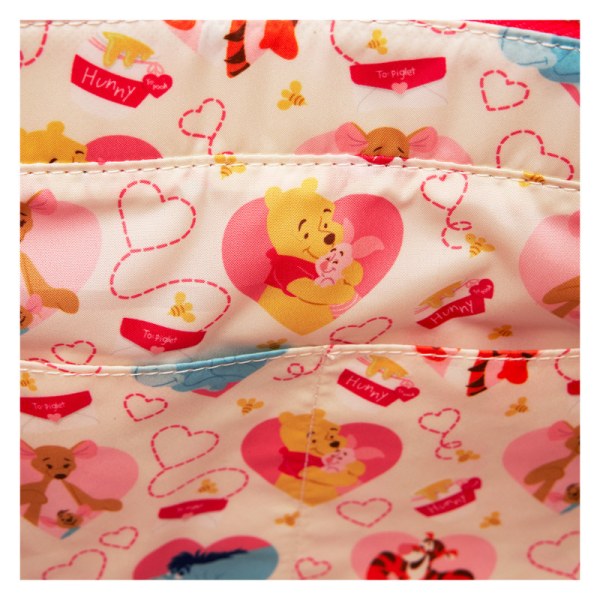 Winnie The Pooh & Friends Hearts Convertible Backpack & Tote Bag - DISNEY LOUNGEFLY