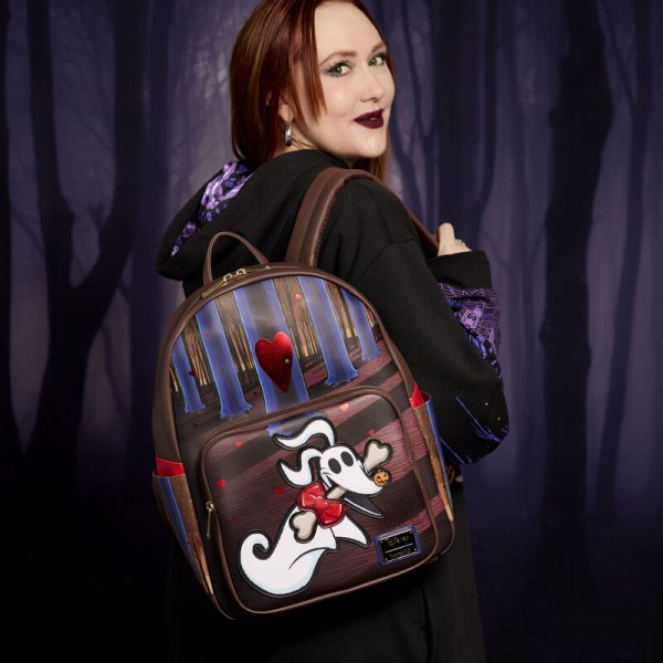 Zero Holiday Doors Backpack - DISNEY LOUNGEFLY The Nightmare Before Christmas